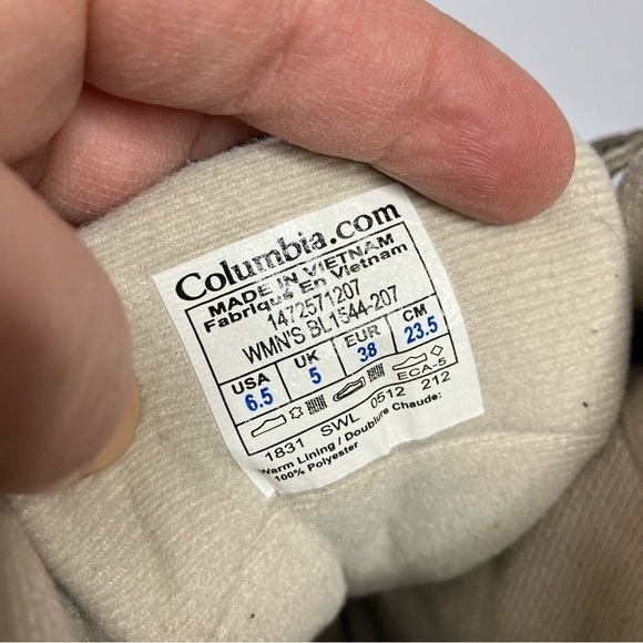 Column Bugaboot waterproof lace up boots snow boots size 6.5 - Picture 8 of 10